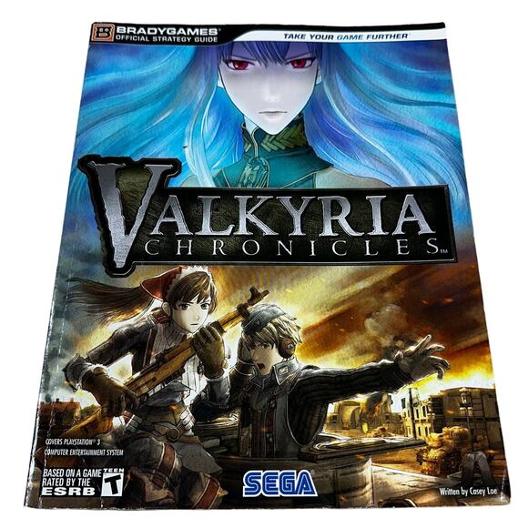 Valkyria Chronicles Official Strategy Guide BradyGames Sega Pre-Owned Condition - Picture 1 of 5